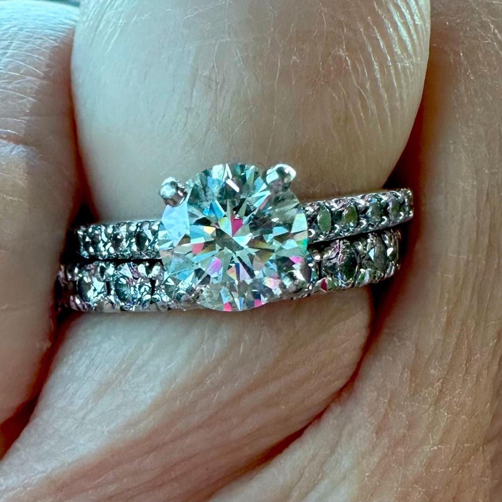 Blue Nile 2 Carat Natural Diamond Engagement Ring